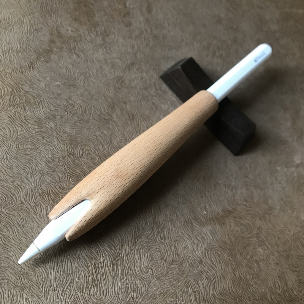 Apple Pencil用 太径《絵仕事グリップ PRO 》充電可能タイプ / タッチ可能タイプ