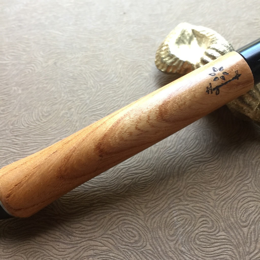 【和材・欅】葉車堂 木製グリップ 和材シリーズ 欅(けやき)