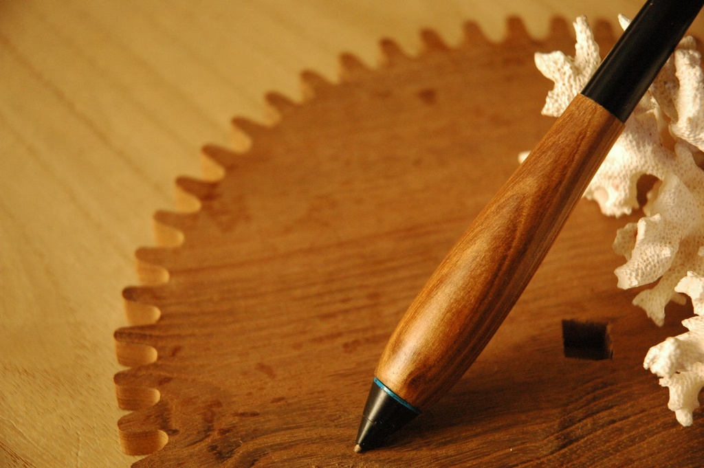 【和材・槐】葉車堂 木製グリップ 和材シリーズ 槐(えんじゅ)