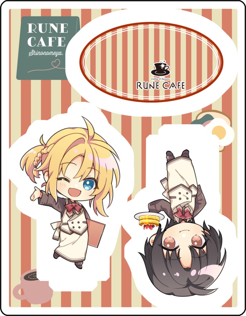ルーンカフェに花束を。アクリルスタンド B