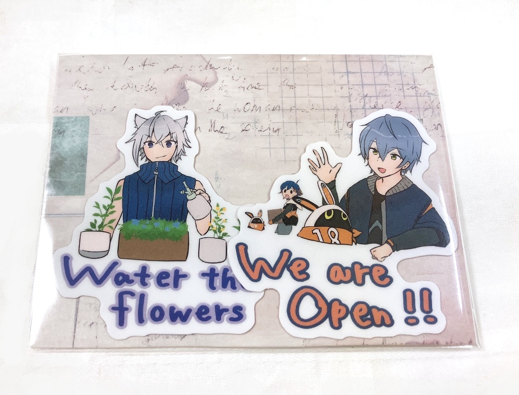 セス＋アキラ ステッカーセット