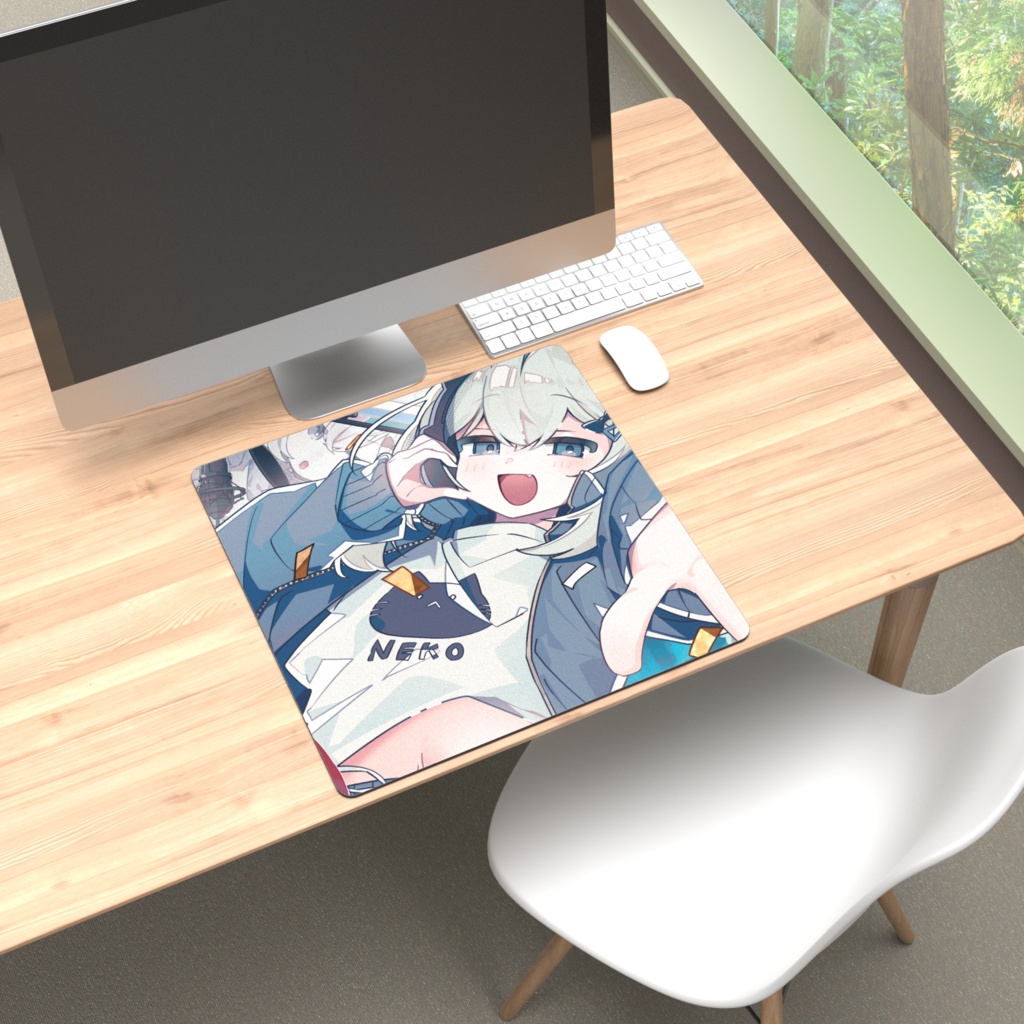 2周年記念のデスクマット