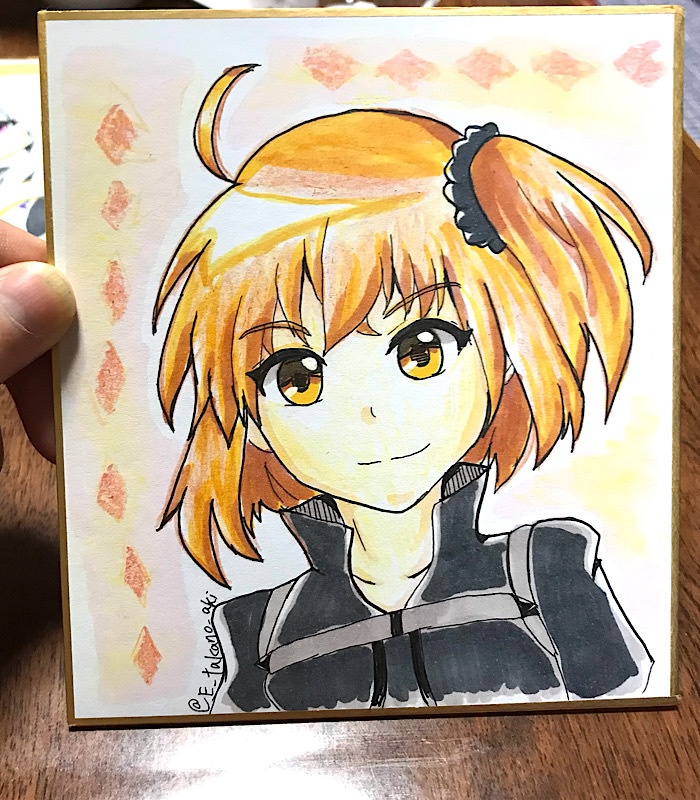 手描きイラスト Fgo女主人公 そらのかがみ Booth