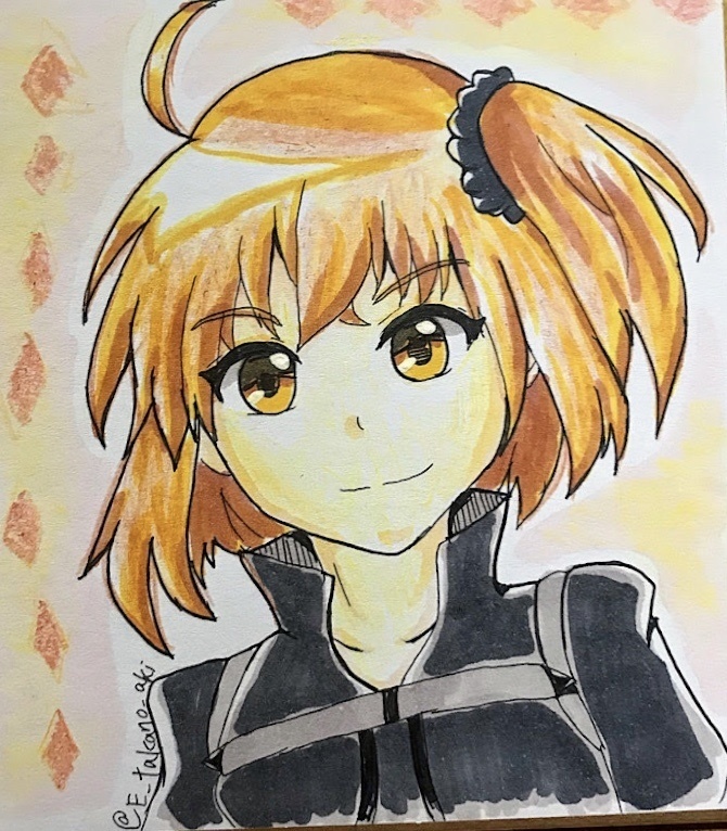 手描きイラスト Fgo女主人公 そらのかがみ Booth
