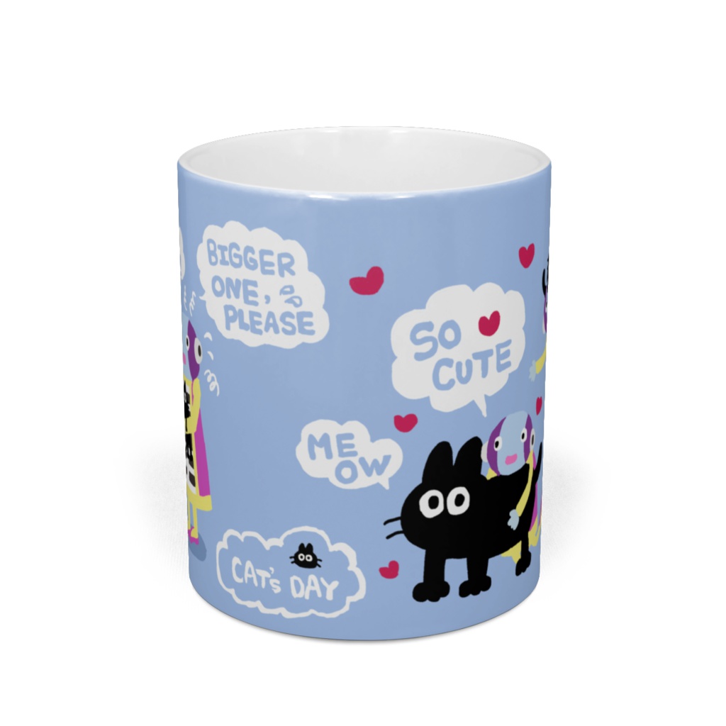 全王さま猫大好きマグカップ