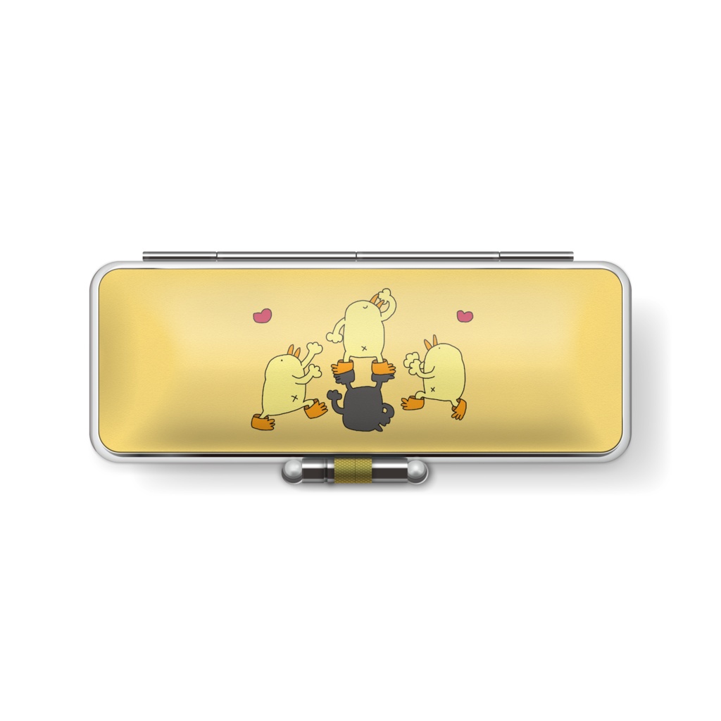 ひよこ人間ぴよの仲良し印鑑ケース