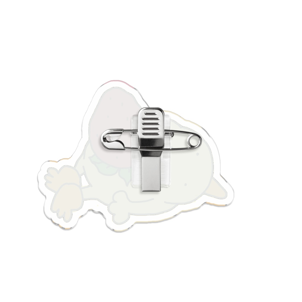 いちごケーキみたいなぴよバッジ