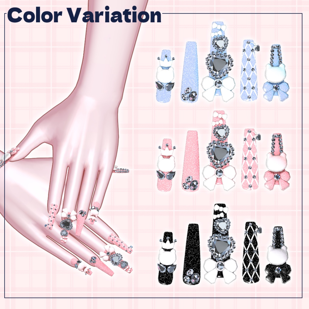 FREE🤍Deco★BearNail🤍