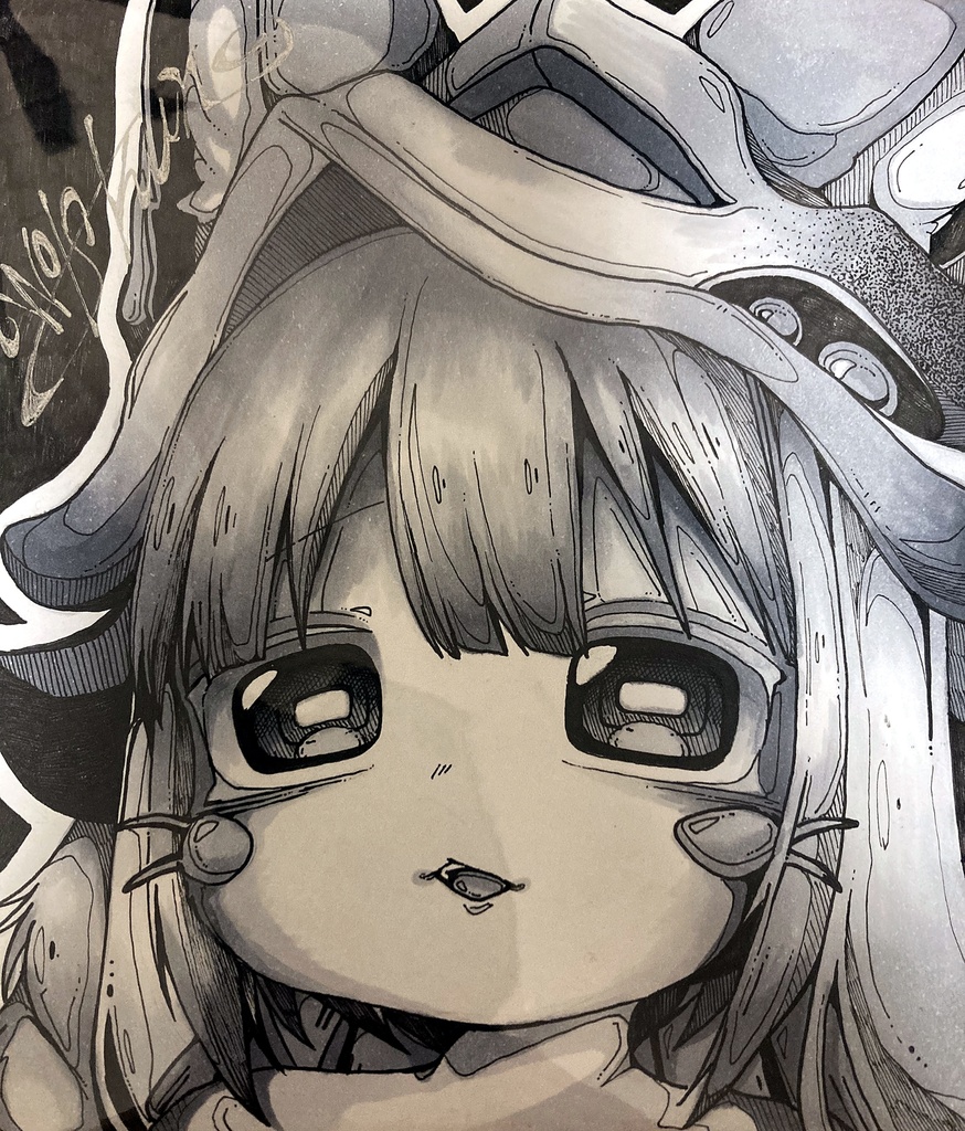 メイドインアビス 「ぼーっと」 ナナチ  イラスト 色紙 「小」