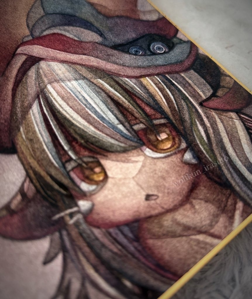 メイドインアビス ナナチ 水彩 原画 色紙 イラスト