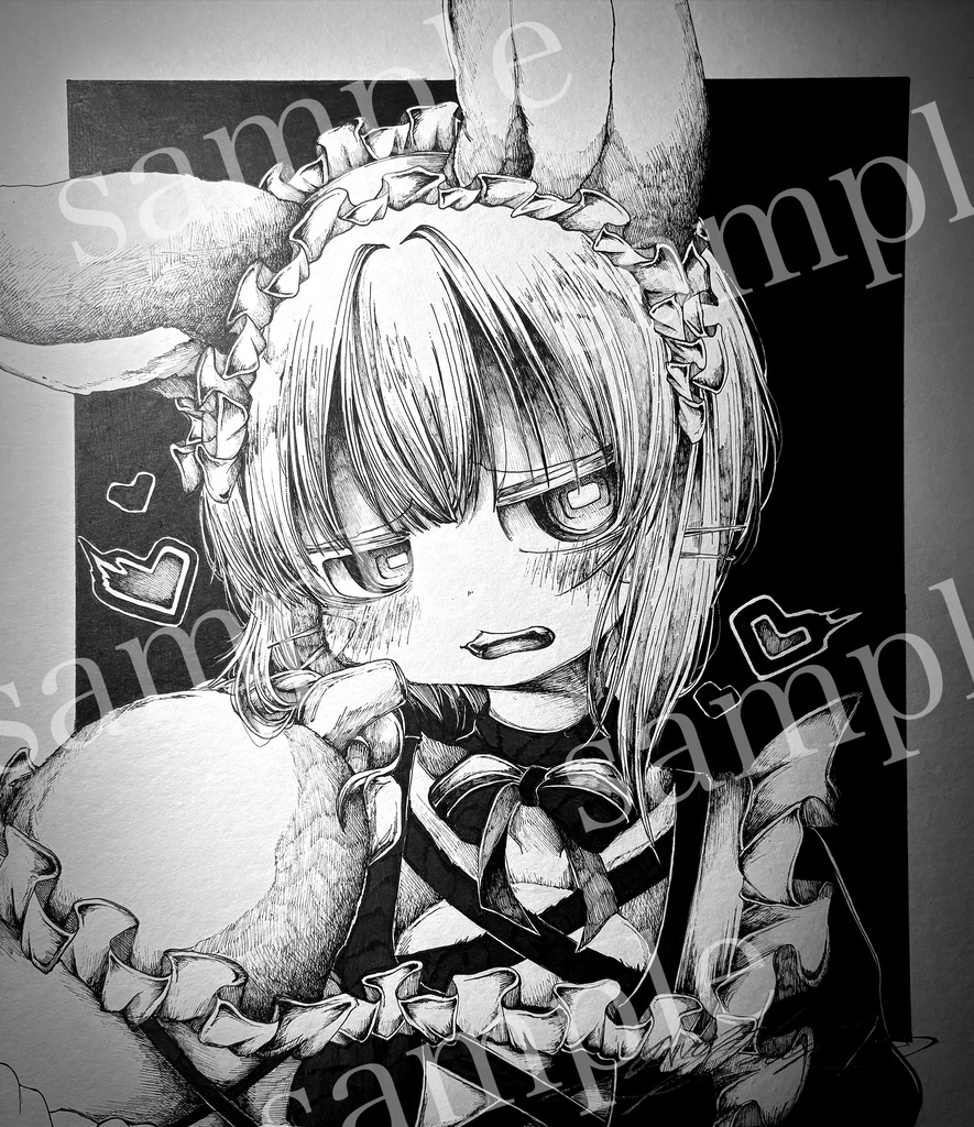 メイドインアビス メイド服ナナチ 色紙 イラスト