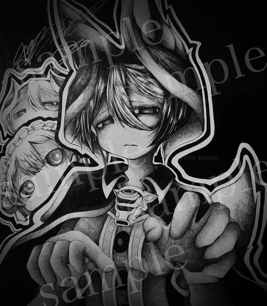 メイドインアビス オーゼン 色紙 原画 イラスト