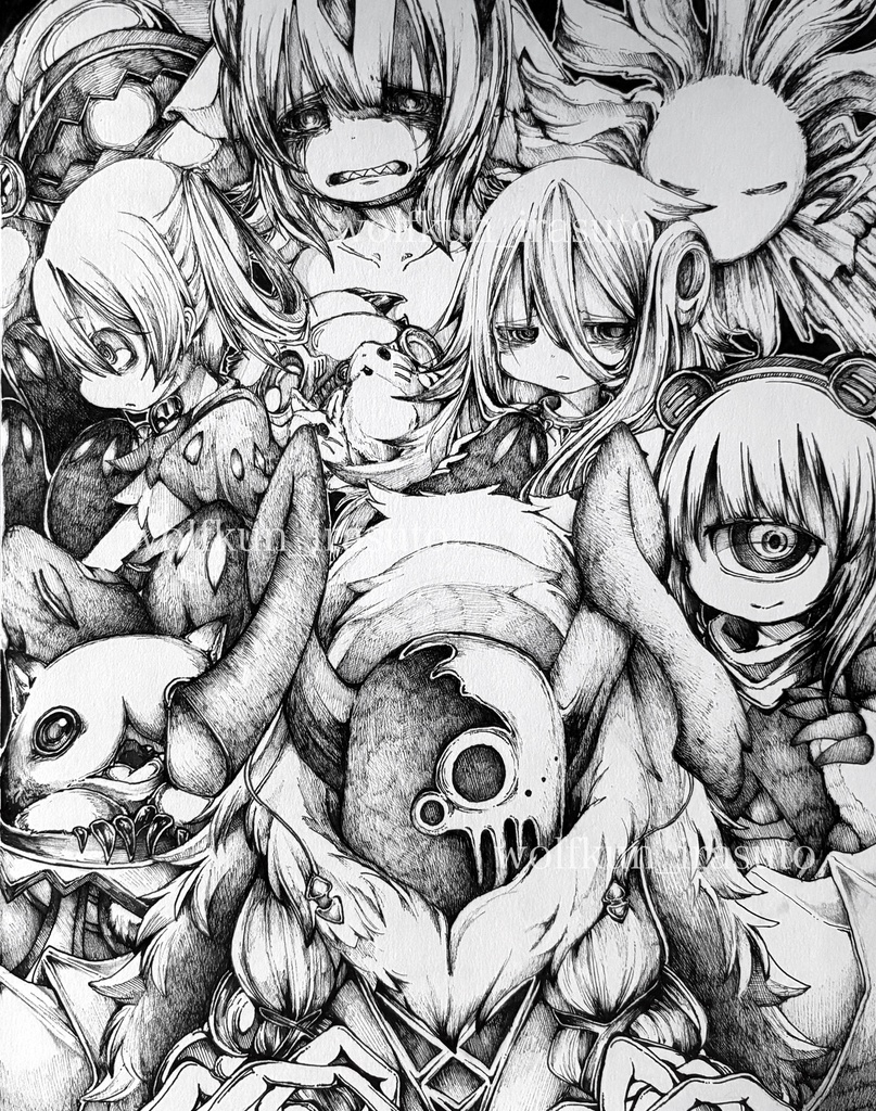 メイドインアビス 成れ果て村 原画イラスト