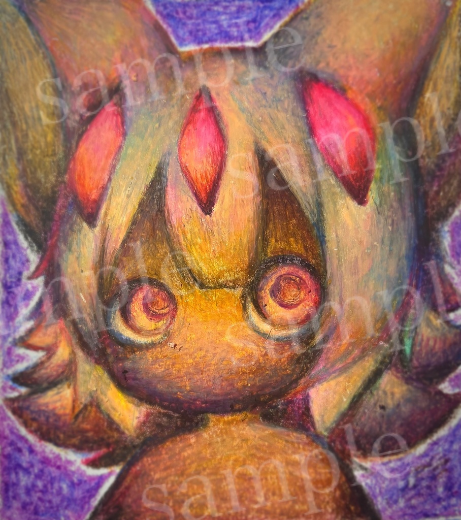 メイドインアビス ファプタ クレヨン 色紙