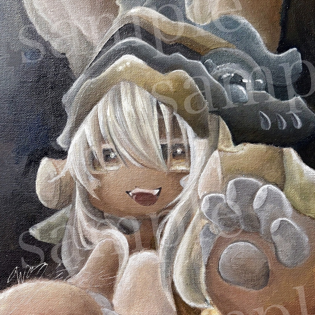 メイドインアビス ナナチ 油絵 原画 イラスト
