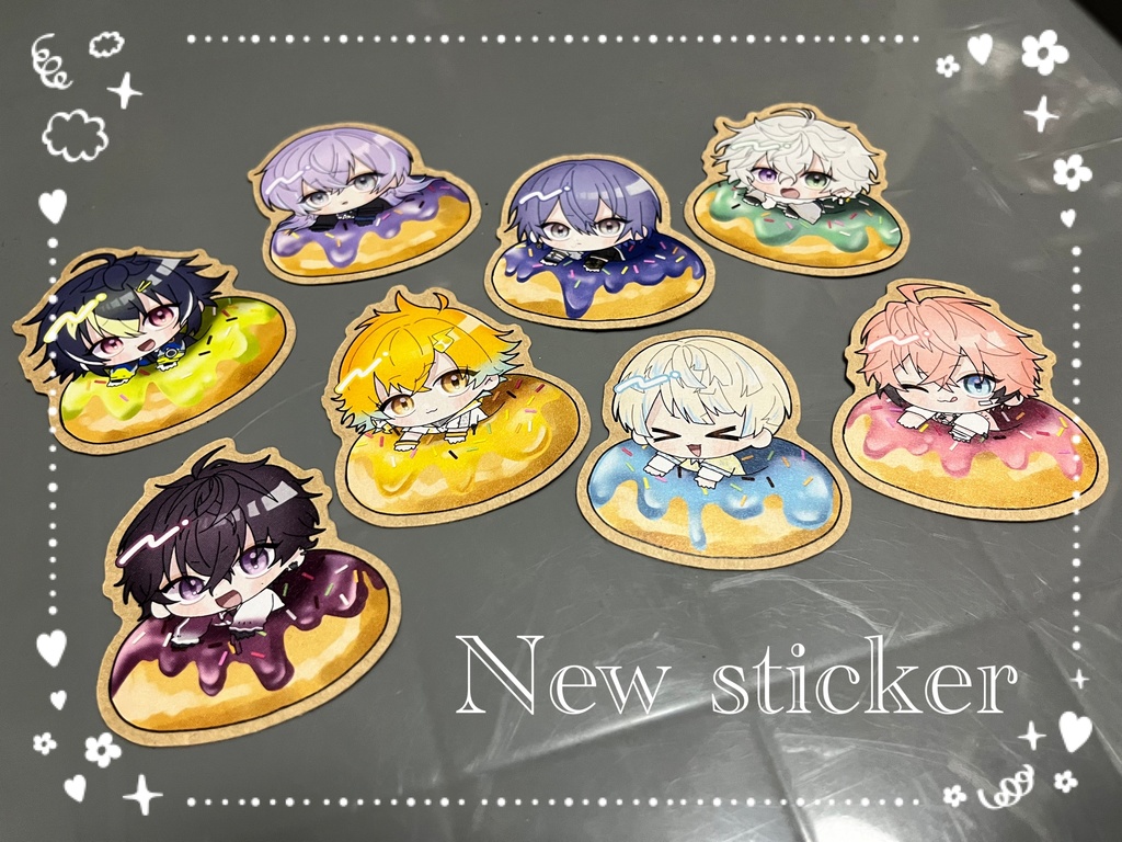 【非公式】ドーナツステッカー【東】