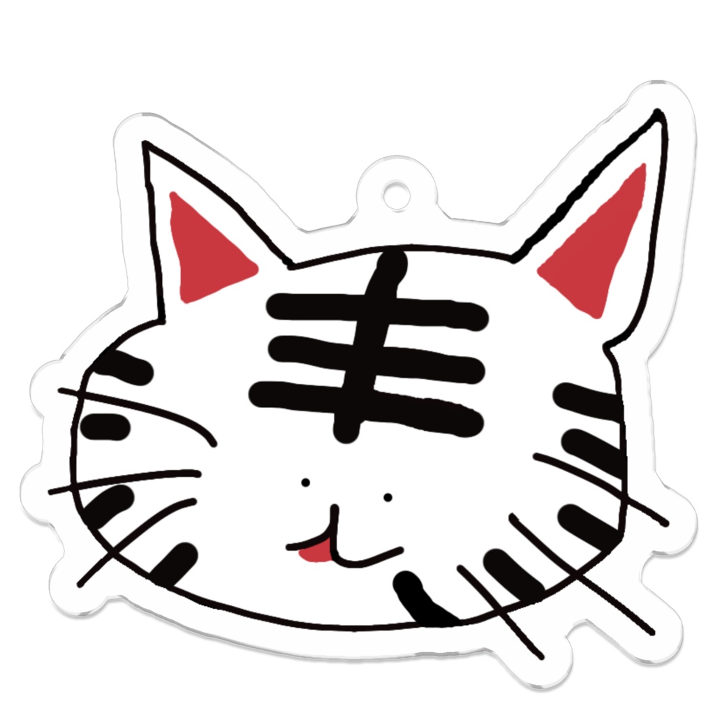 【アクキー】ほわいとたいにゃー