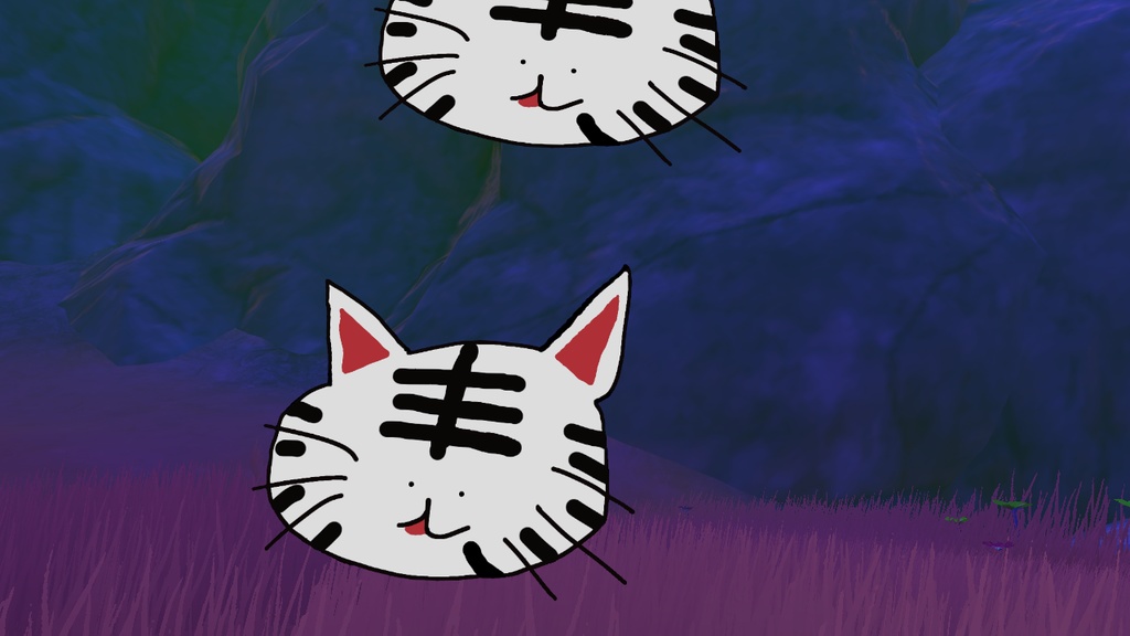 【VRchat】Emoji-ほわいとたいにゃー