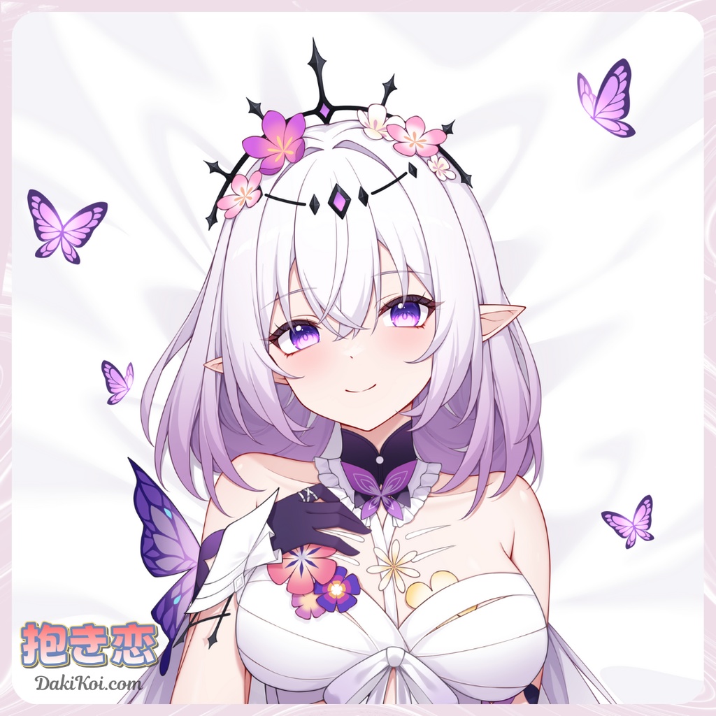 『崩壊：スターレイル』キャストリス・蝶 Castorice Butterfly 抱き枕カバー