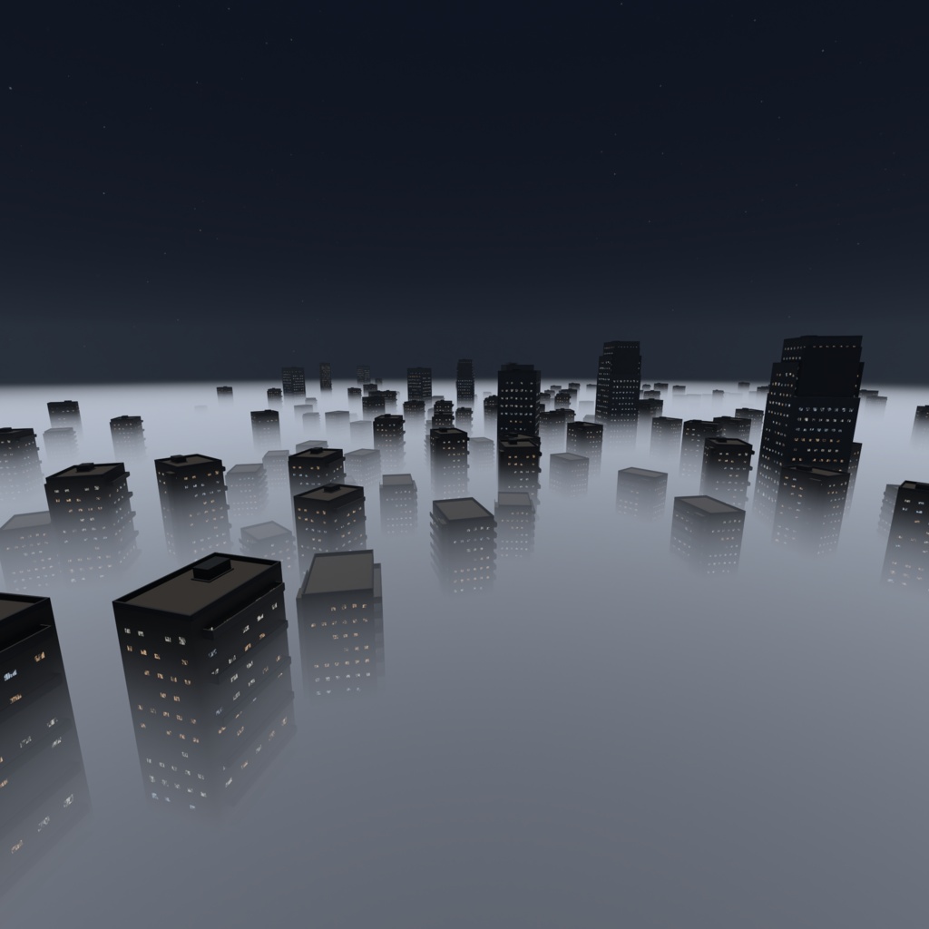 【Skybox】 Calm Night City