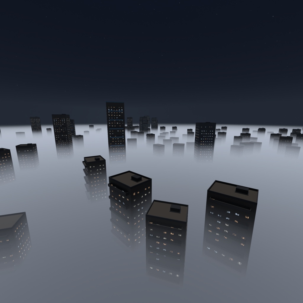 【Skybox】 Calm Night City