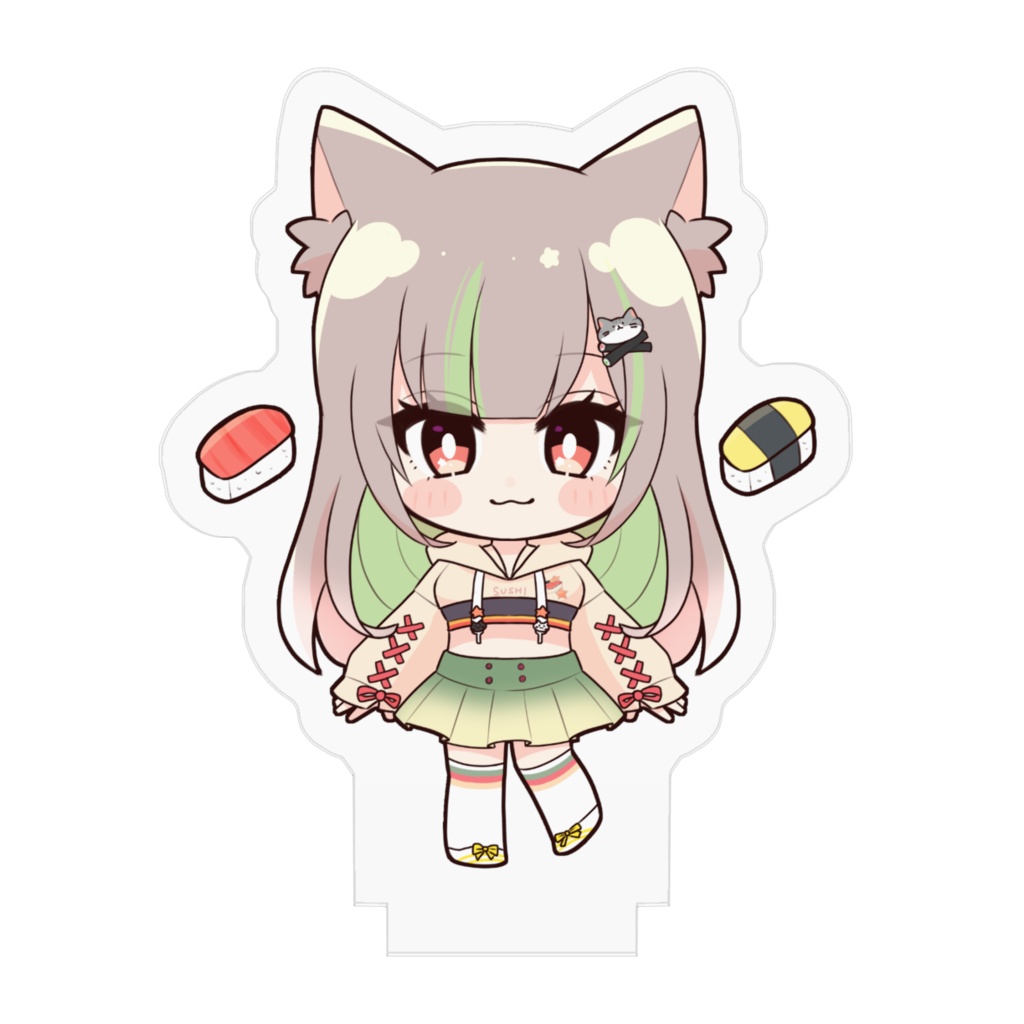 手毬寿司子 アクリルフィギュア(寿司)50x50mm