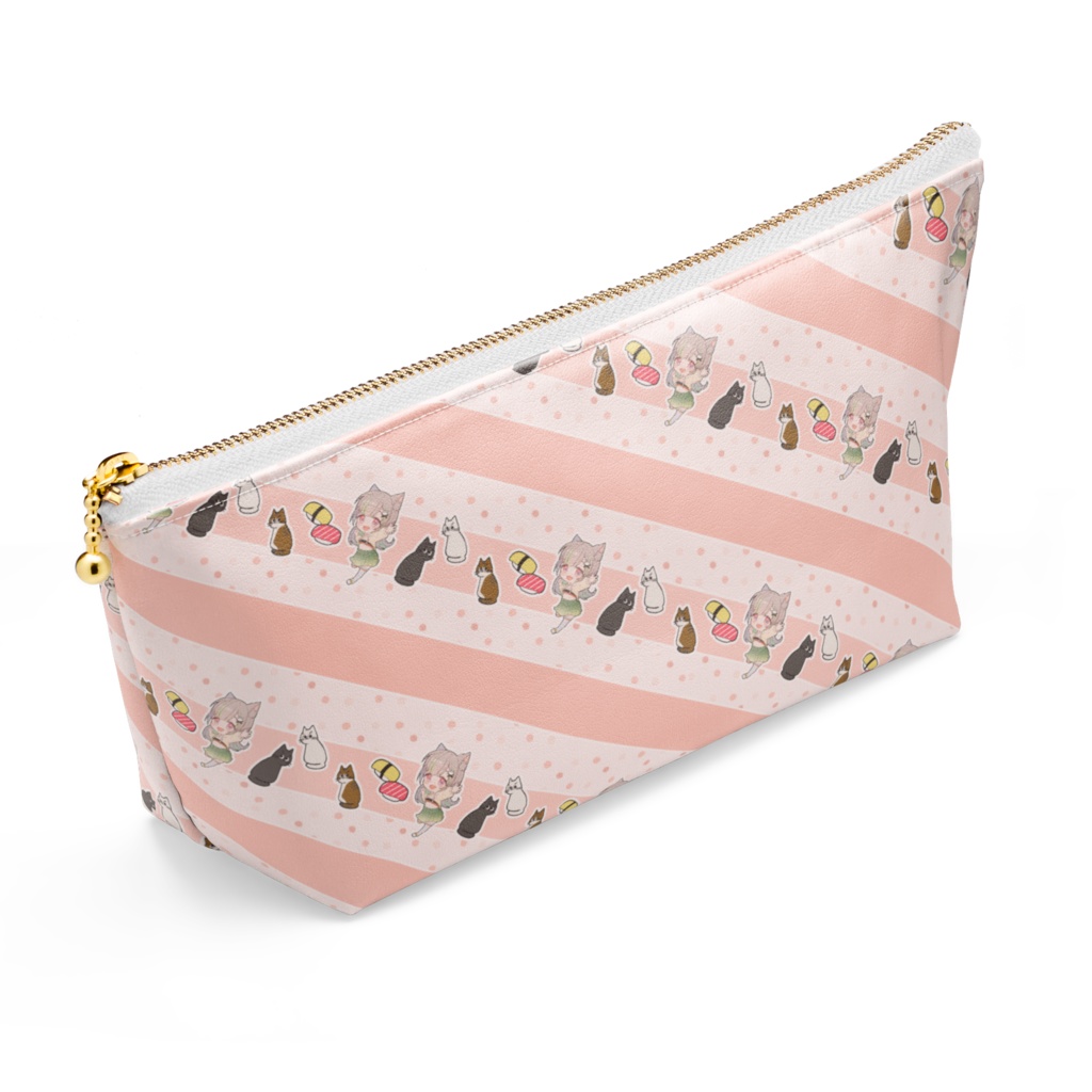 手毬寿司子ポーチ(猫&寿司)