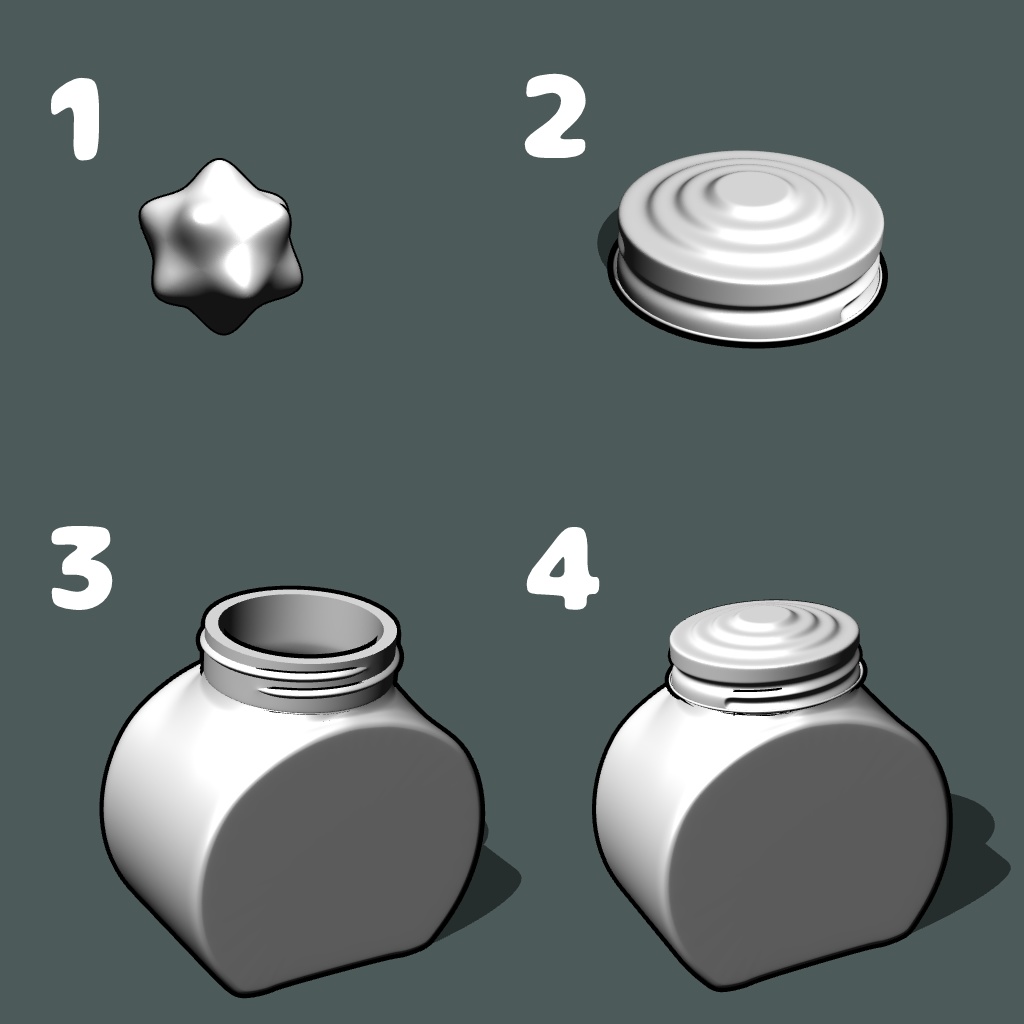 お菓子: 金平糖 / Konpeito(Star Candy)