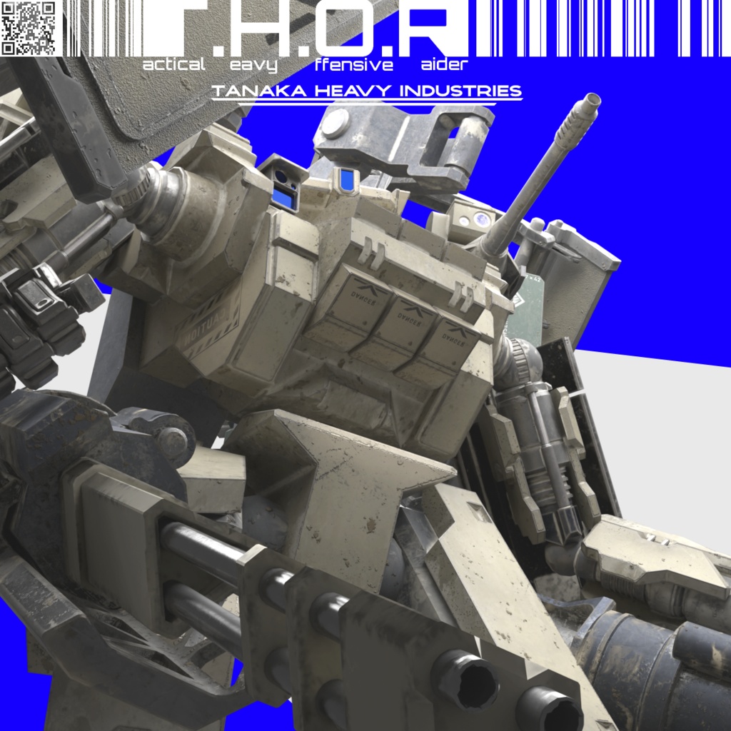 T.H.O.R[VRchat向け3Dアバター] - 田中重工業 - 2/2