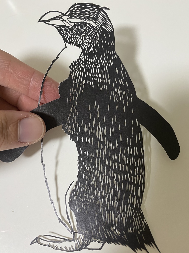 ペンギンの切り絵 - とくとく - BOOTH