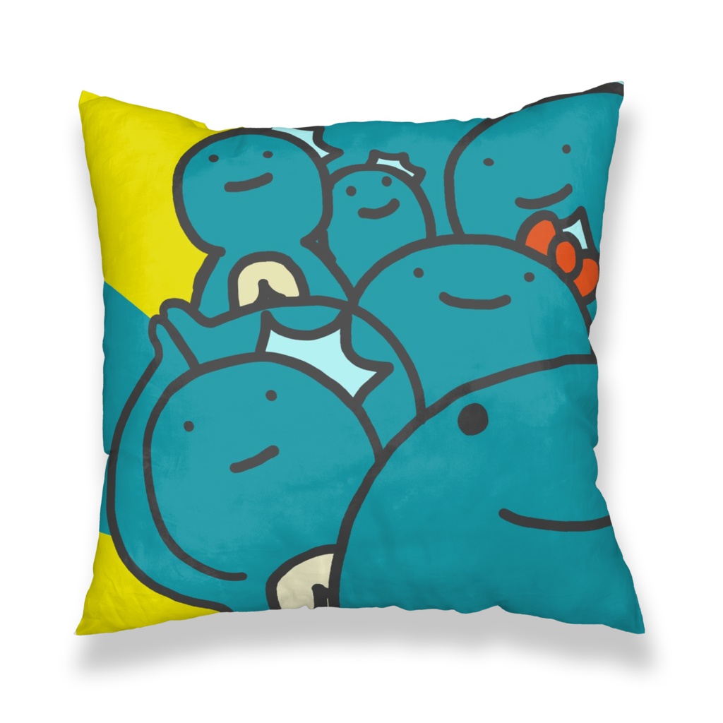 魚人のクッションカバー