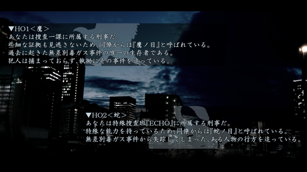 【CoC6版】鷹と蛇【SPLL:E194775】