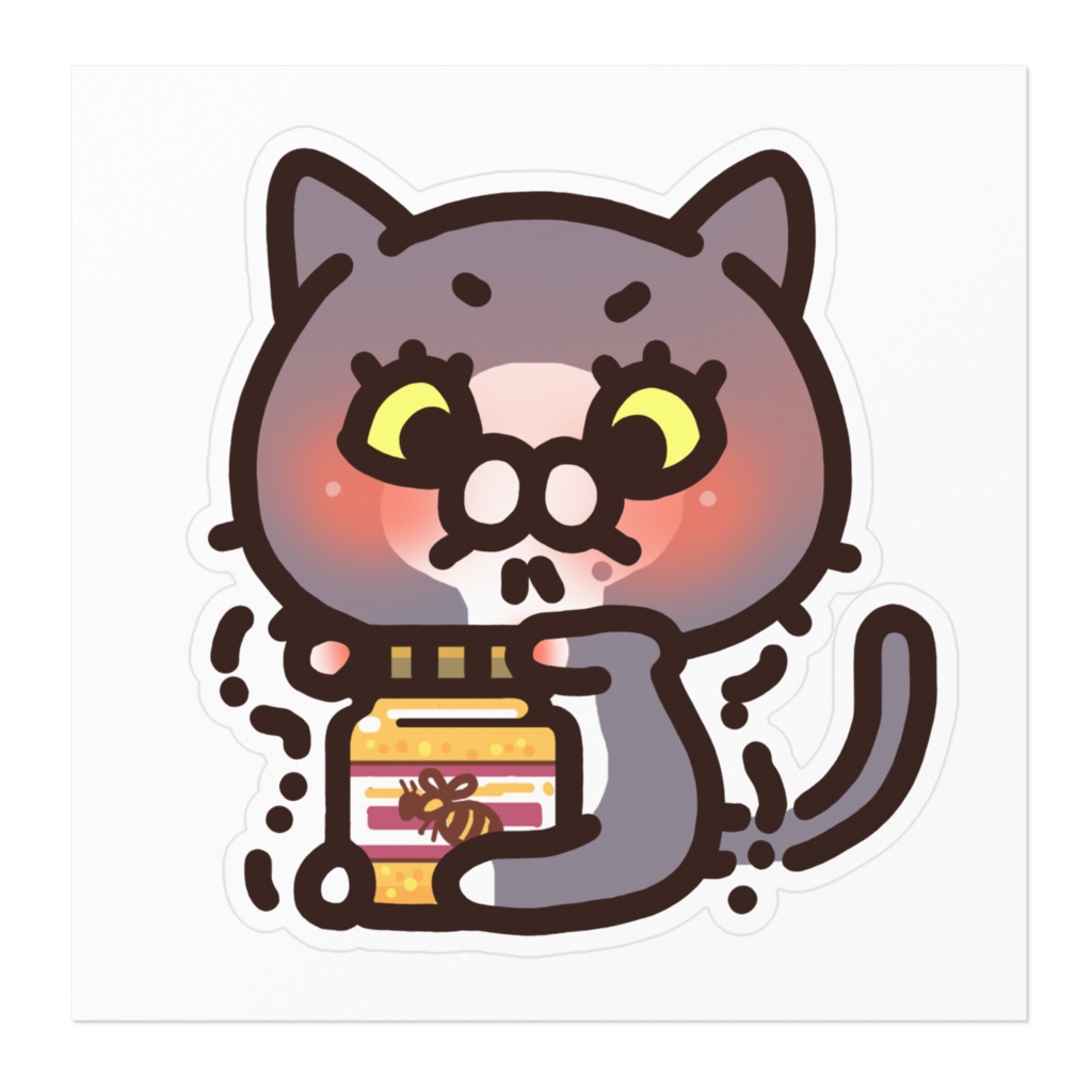 おしゃべりネコちゃんず サラ ビンのフタVer.