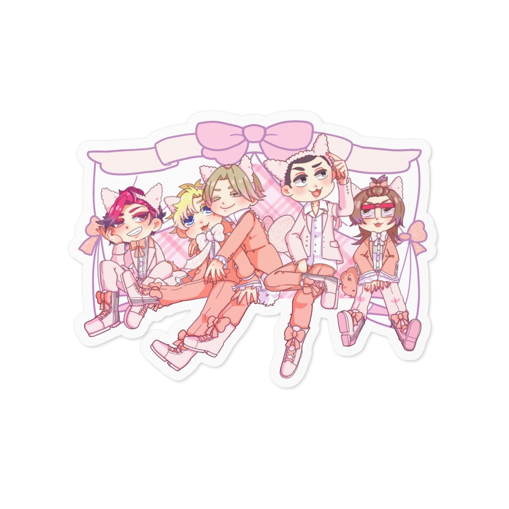 ねこみぞステッカー