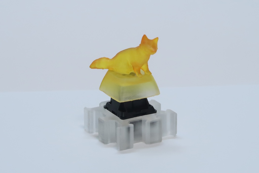 立体動物キーキャップ(キツネ)