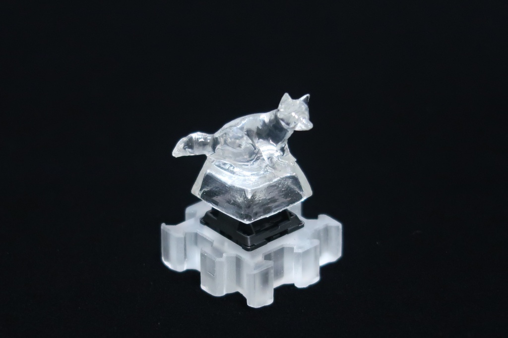 立体動物キーキャップ(キツネ)