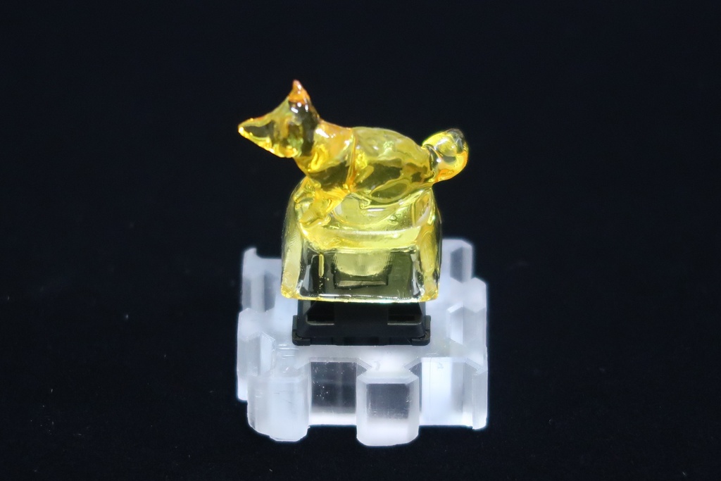 立体動物キーキャップ(キツネ)