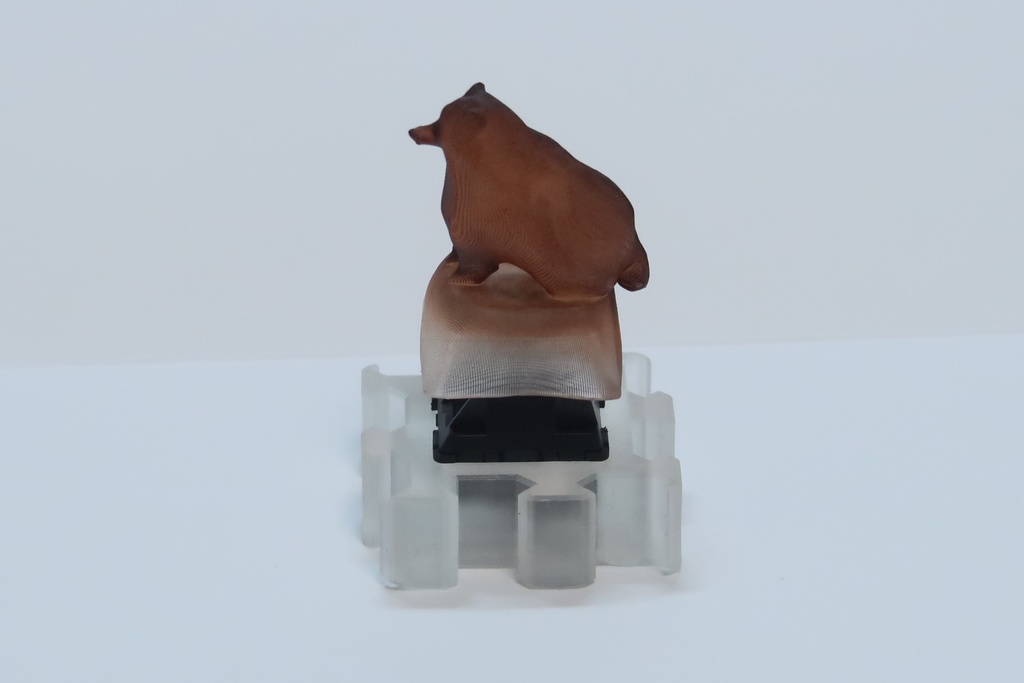 立体動物キーキャップ(タヌキ)