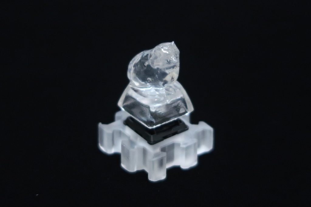 立体動物キーキャップ(タヌキ)