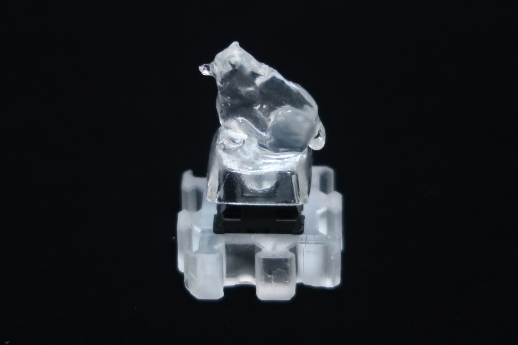 立体動物キーキャップ(タヌキ)