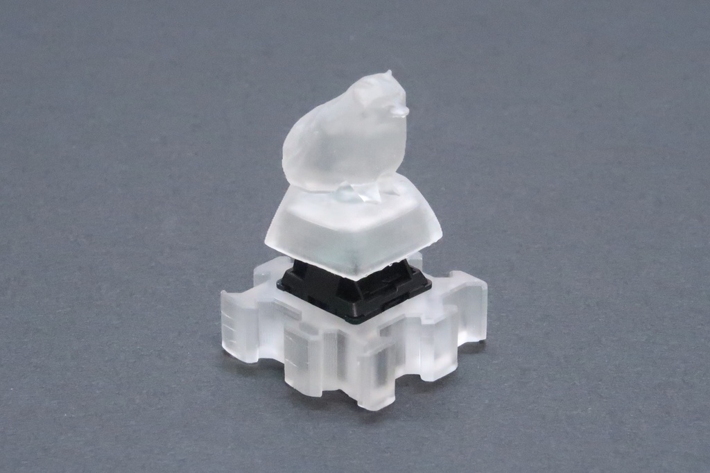 立体動物キーキャップ(タヌキ)