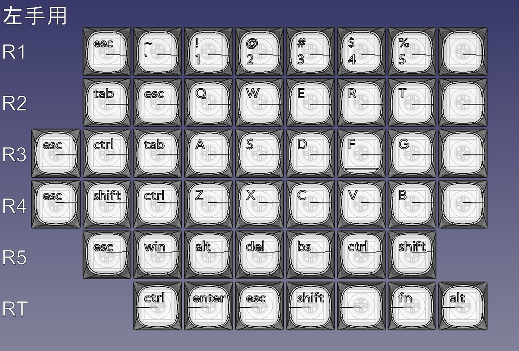 【受注停止中】GRキーキャップセット