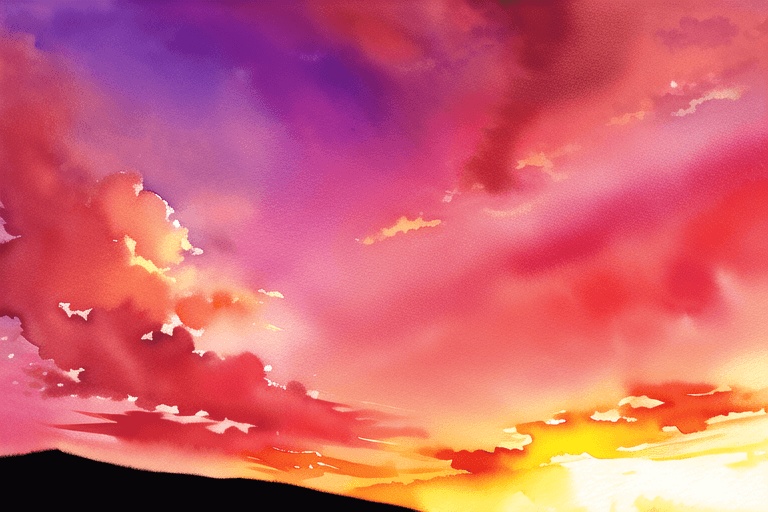 夕方の空（12点）