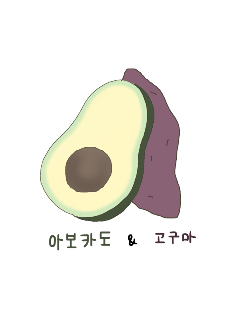 アボカド×さつまいもTシャツ