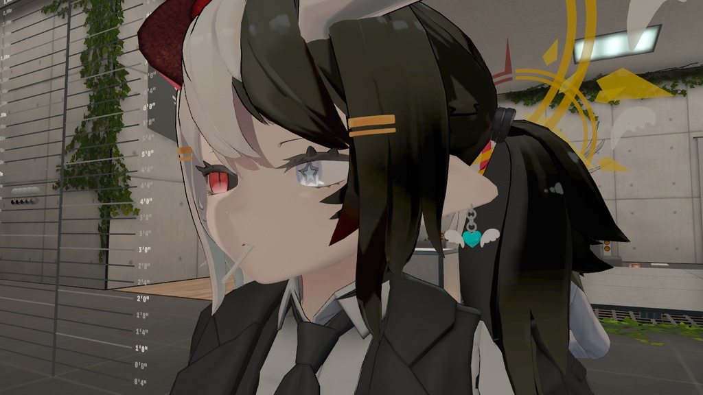 [龍のヨルちゃん対応]天使ピアス【VRChat】
