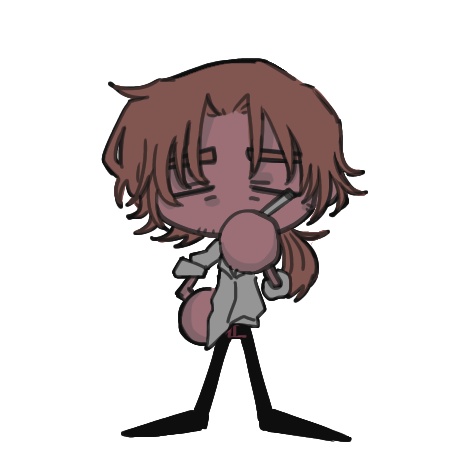 アクリルキーホルダー　怠惰