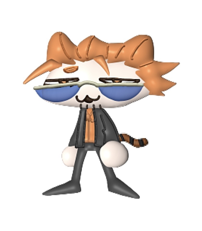 ローポリ牙城さん　アクキー