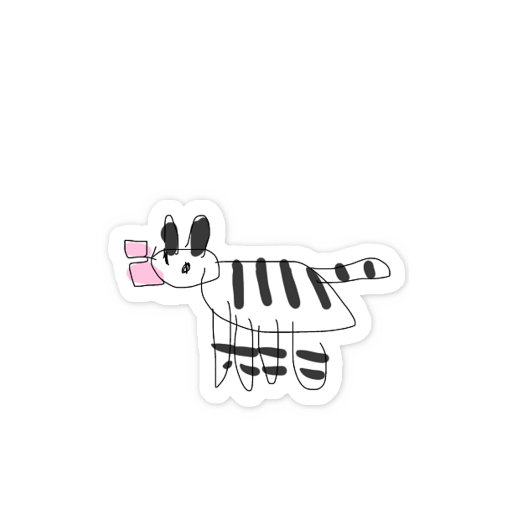 河合牛 ステッカー