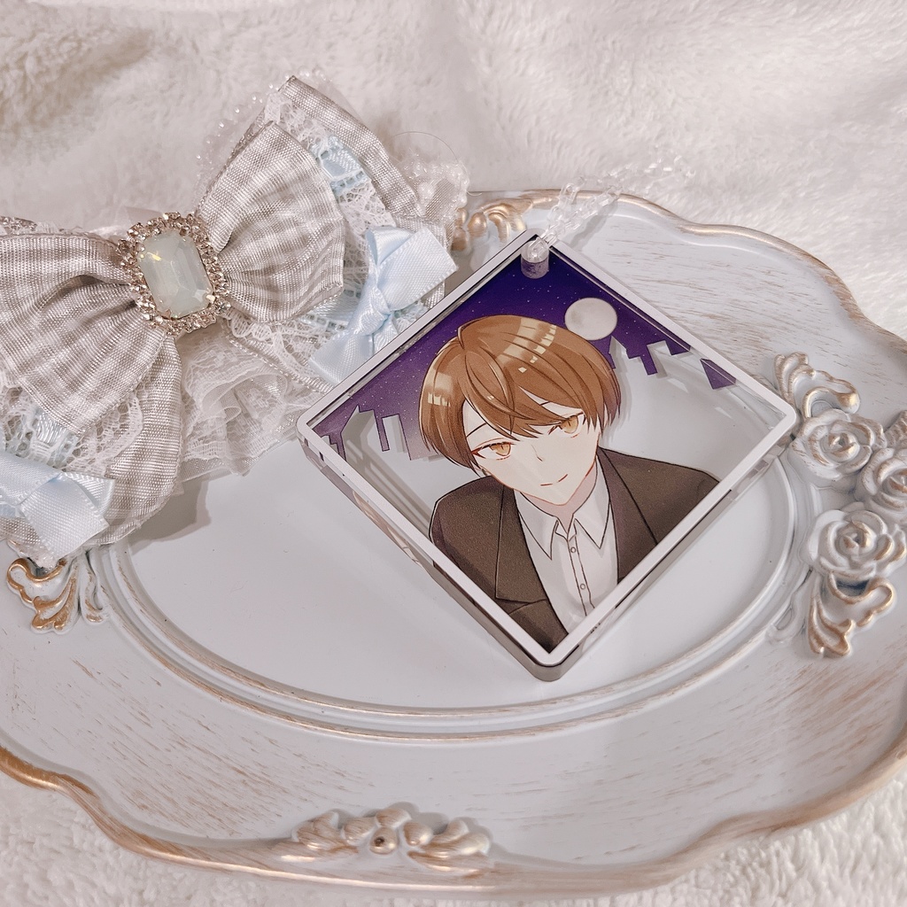 【非公式】アクリルブロックキーホルダー 甲斐田晴/加賀美ハヤト