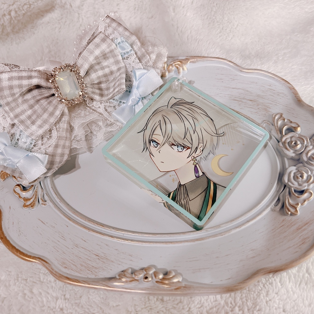 【非公式】アクリルブロックキーホルダー 甲斐田晴/加賀美ハヤト